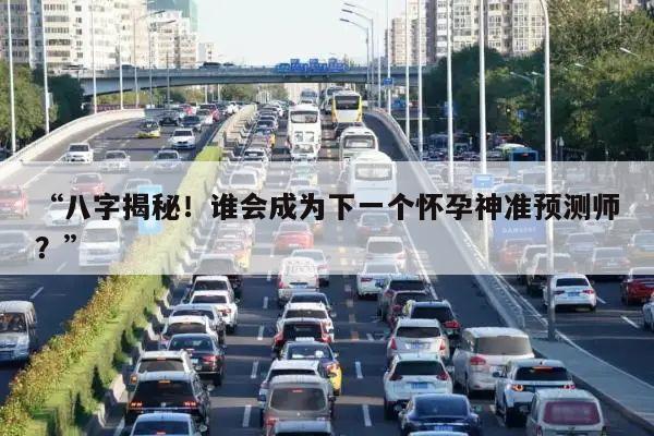“八字揭秘!谁会成为下一个怀孕神准预测师?”