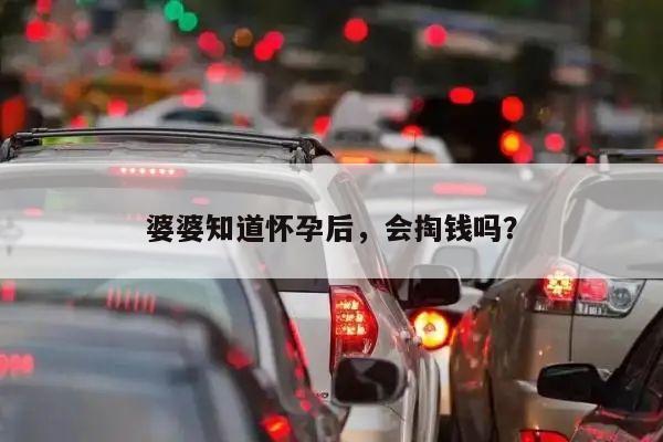 婆婆知道怀孕后,会掏钱吗?