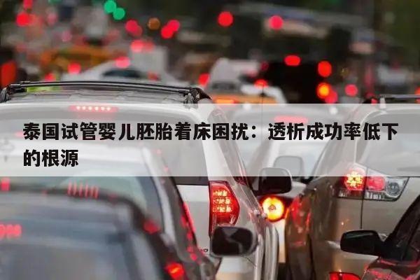 泰国试管婴儿胚胎着床困扰:透析成功率低下的根源