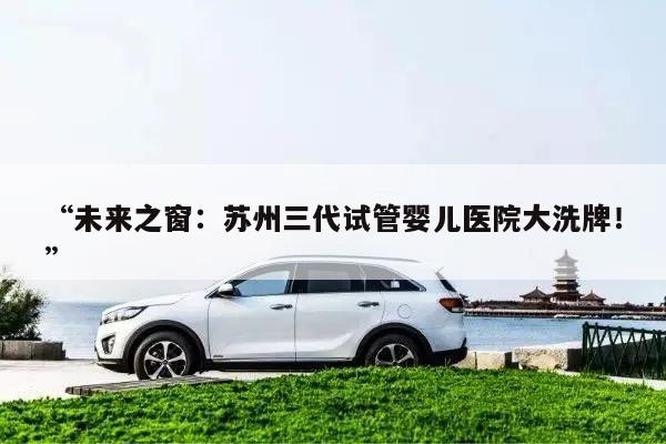 “未来之窗:苏州三代试管婴儿医院大洗牌!”