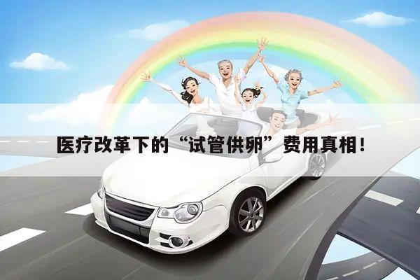 医疗改革下的“试管供卵”费用真相！