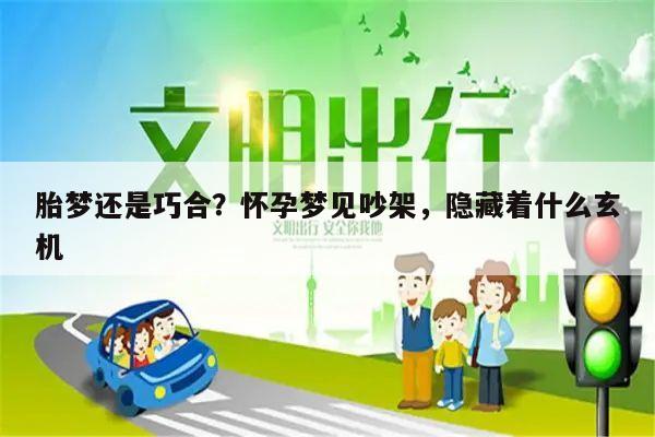胎梦还是巧合?怀孕梦见吵架,隐藏着什么玄机