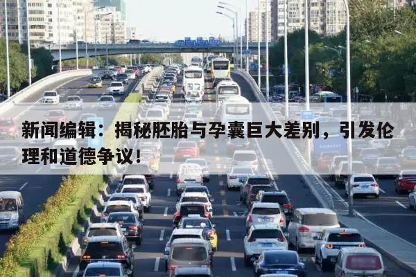 新闻编辑:揭秘胚胎与孕囊巨大差别,引发伦理和道德争议!