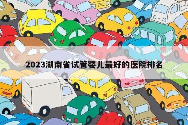 2023湖南省试管婴儿最好的医院排名