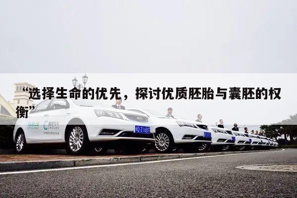“选择生命的优先,探讨优质胚胎与囊胚的权衡”