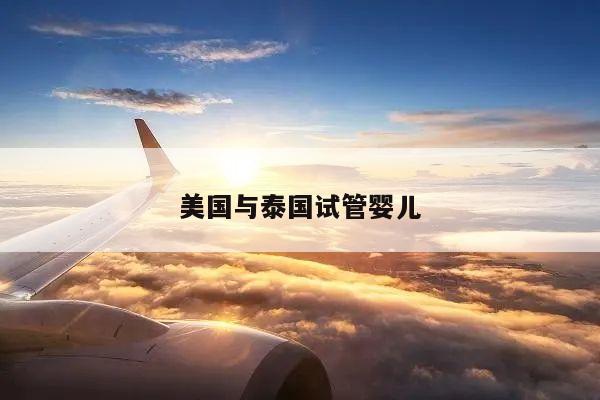 美国与泰国试管婴儿的比较