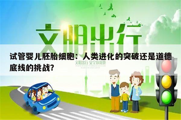 试管婴儿胚胎细胞:人类进化的突破还是道德底线的挑战?