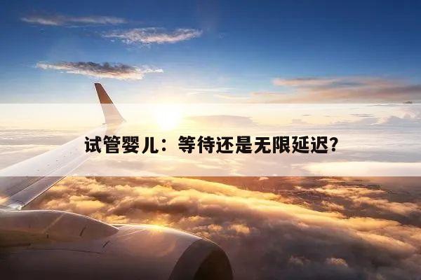 试管婴儿：等待还是无限延迟？