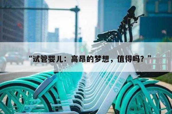 “试管婴儿:高昂的梦想,值得吗?”