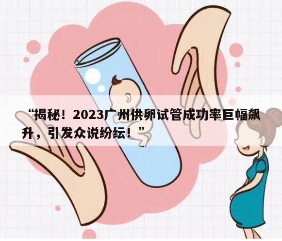 “揭秘!2023广州供卵试管成功率巨幅飙升,引发众说纷纭!”