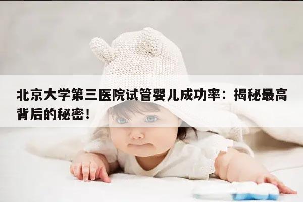 北京大学第三医院试管婴儿成功率：揭秘最高背后的秘密！