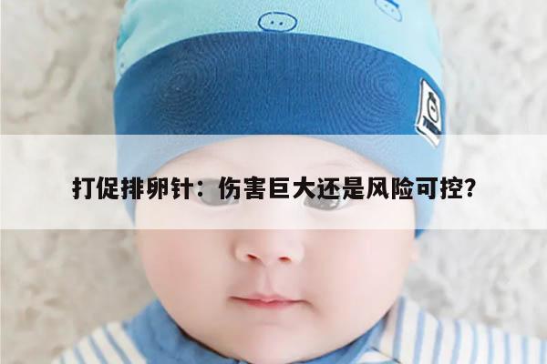 打促排卵针:伤害巨大还是风险可控?