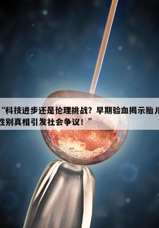 科技进步还是伦理挑战？早期验血揭示胎儿性别真相引发社会争议！