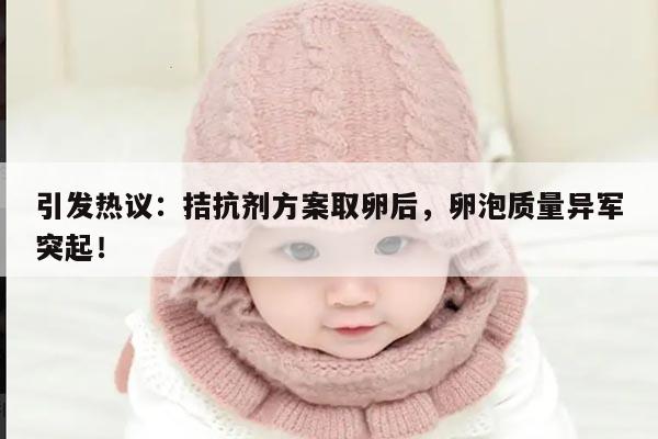 引发热议:拮抗剂方案取卵后,卵泡质量异军突起!