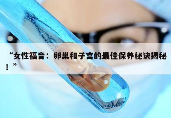 女性福音：卵巢和子宫的最佳保养秘诀揭秘！