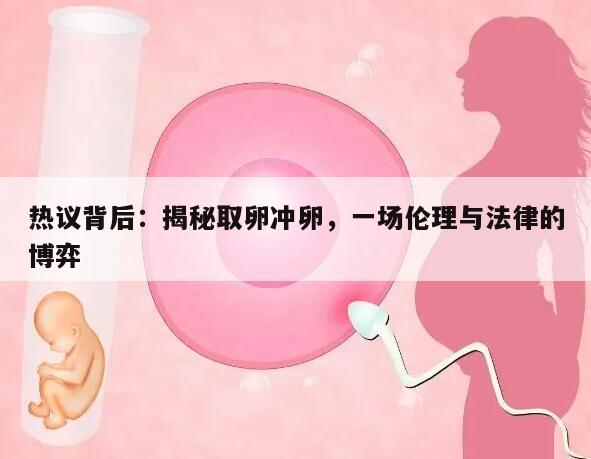 热议背后：揭秘取卵冲卵，一场伦理与法律的博弈