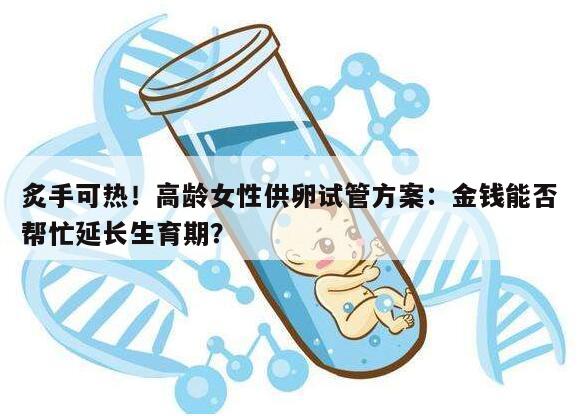 高龄女性做供卵试管选方案要多少钱?