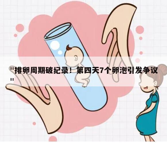 排卵周期破纪录!第四天7个卵泡引发争议