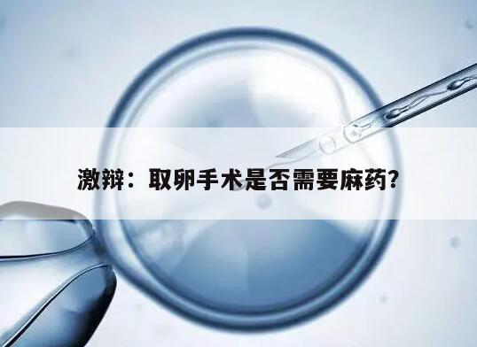 取卵过程中是否需要麻药？