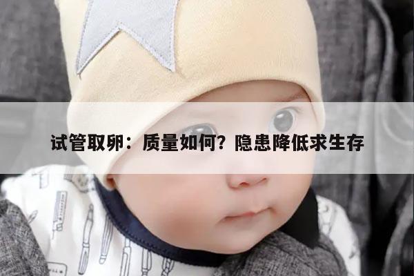 试管取卵：质量如何？隐患降低求生存