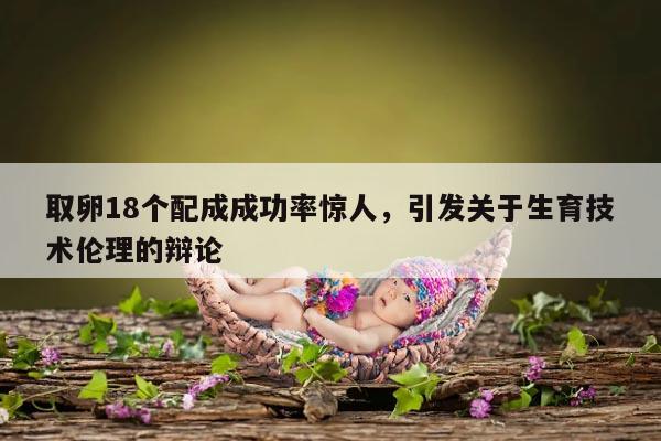 取卵18个配成成功率惊人，引发关于生育技术伦理的辩论