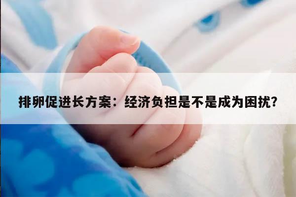 排卵促进长方案:经济负担是不是成为困扰?