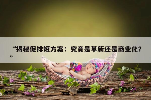 促排短方案的价格是多少?