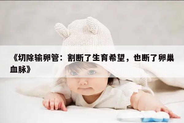切除输卵管会对卵巢血液供应产生影响