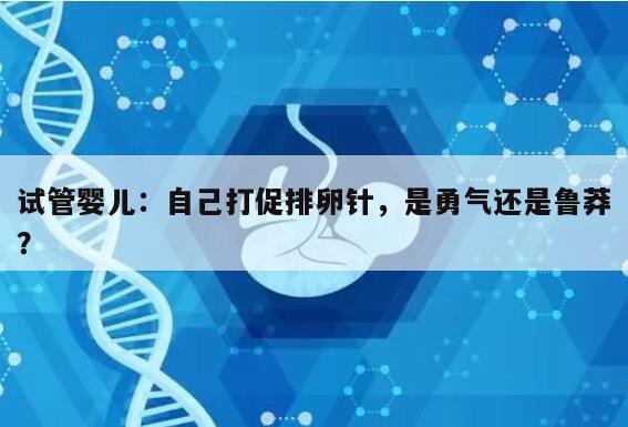 试管婴儿：自己打促排卵针，是勇气还是鲁莽？