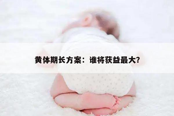 黄体期长方案：谁将获益最大？