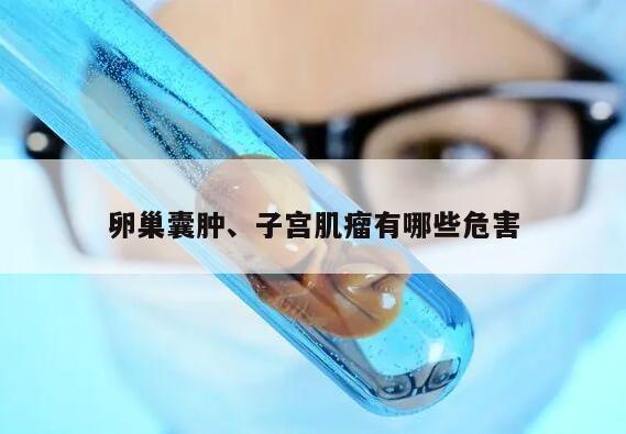 卵巢囊肿、子宫肌瘤有哪些危害