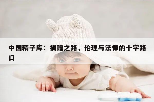 中国精子库:捐赠之路,伦理与法律的十字路口