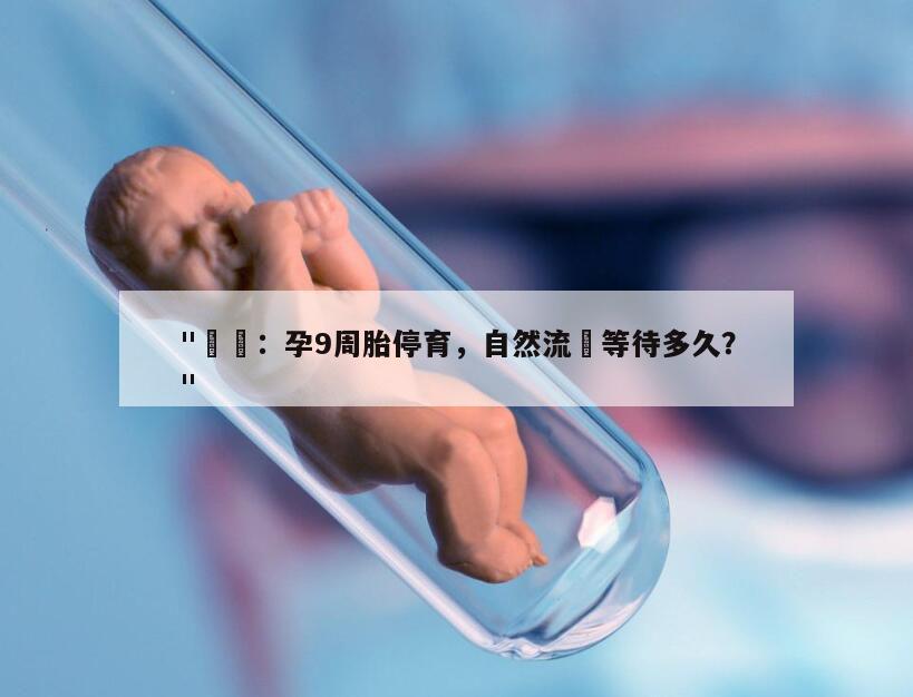 爭議:孕9周胎停育,自然流產等待多久?