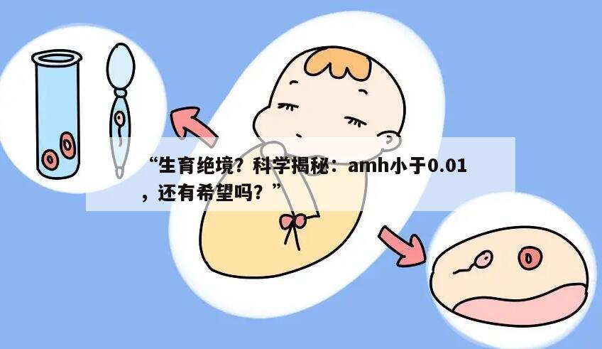 “生育绝境?科学揭秘:amh小于0.01,还有希望吗?”