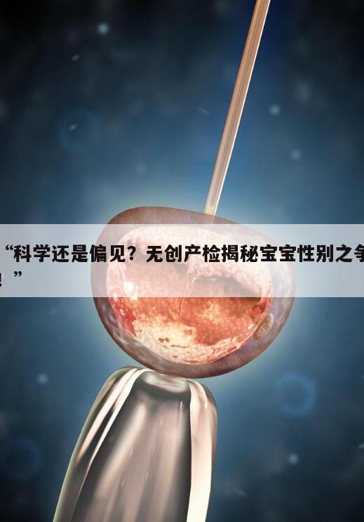 科学还是偏见？无创产检揭秘宝宝性别之争！