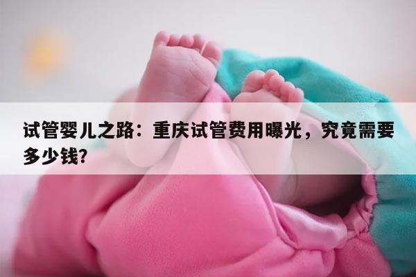 试管婴儿之路:重庆试管费用曝光,究竟需要多少钱?