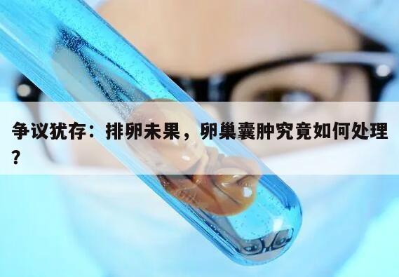 争议犹存:排卵未果,卵巢囊肿究竟如何处理?