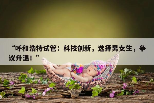 呼和浩特试管可以选择男女吗?