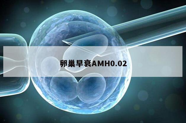 卵巢早衰：AMH0.02的相关问题
