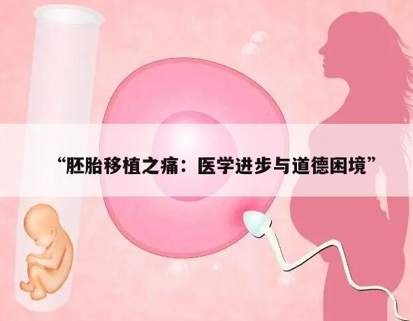 “胚胎移植之痛:医学进步与道德困境”