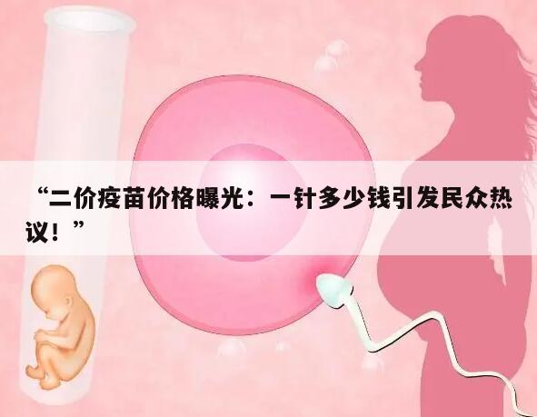 “二价疫苗价格曝光:一针多少钱引发民众热议!”
