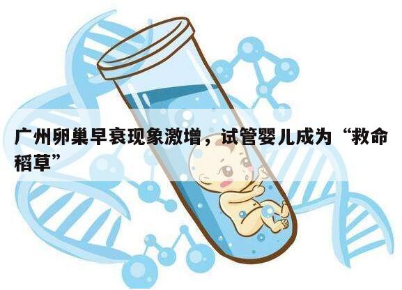 广州卵巢早衰现象激增,试管婴儿成为“救命稻草”