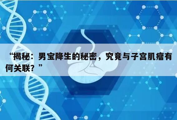 怀孕有子宫肌瘤是男宝的原因