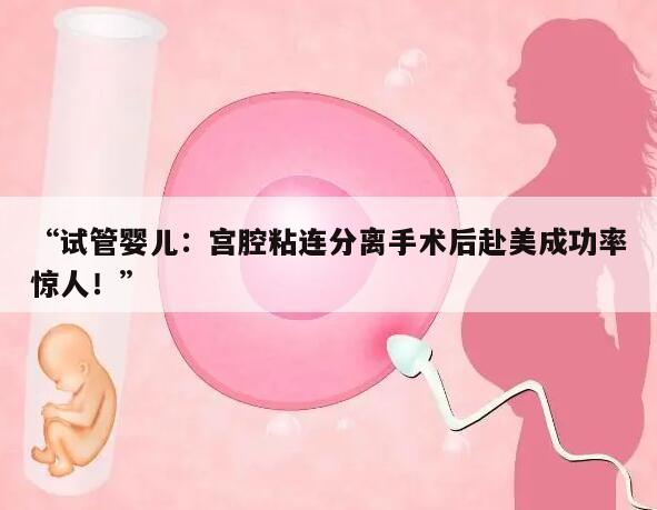 “试管婴儿：宫腔粘连分离手术后赴美成功率惊人！”