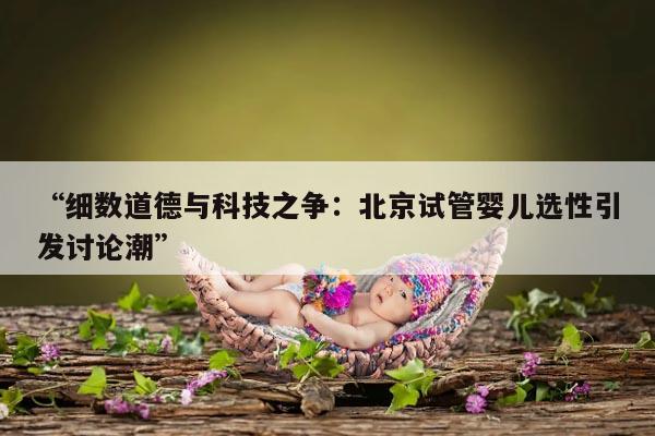 “细数道德与科技之争:北京试管婴儿选性引发讨论潮”