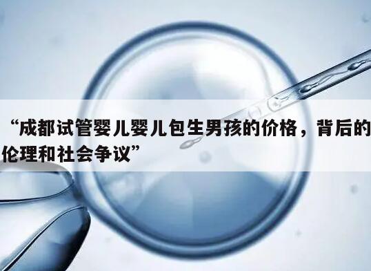 “成都试管婴儿婴儿包生男孩的价格,背后的伦理和社会争议”