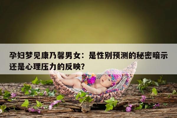 孕妇梦见康乃馨男女：是性别预测的秘密暗示还是心理压力的反映？