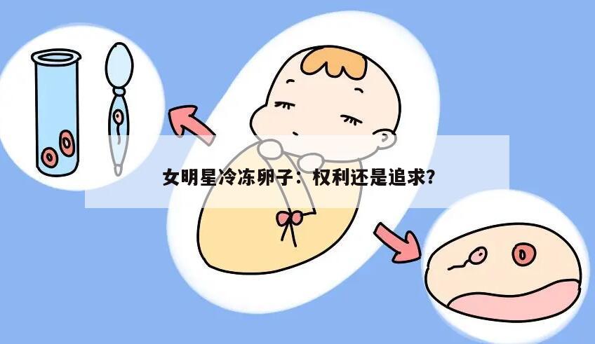 女明星冷冻卵子:权利还是追求?