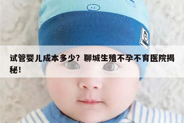 试管婴儿成本多少?聊城生殖不孕不育医院揭秘!