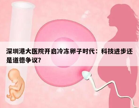 深圳港大医院开启冷冻卵子时代:科技进步还是道德争议?